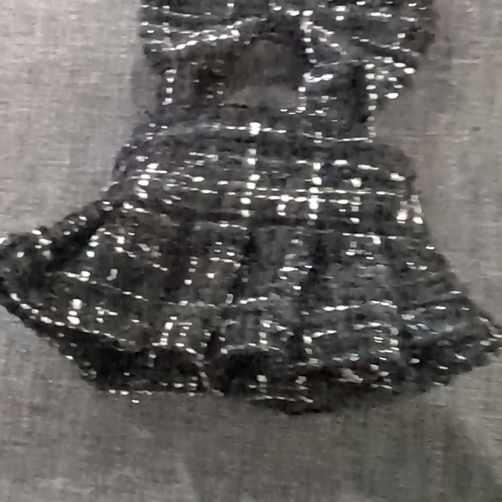 Sparkling Black Doll Dress